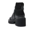 Womens Footwear Ravella Kurt Black Smooth Boot