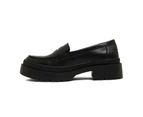 Womens Footwear Ravella Sawyer Black Smooth Loafer