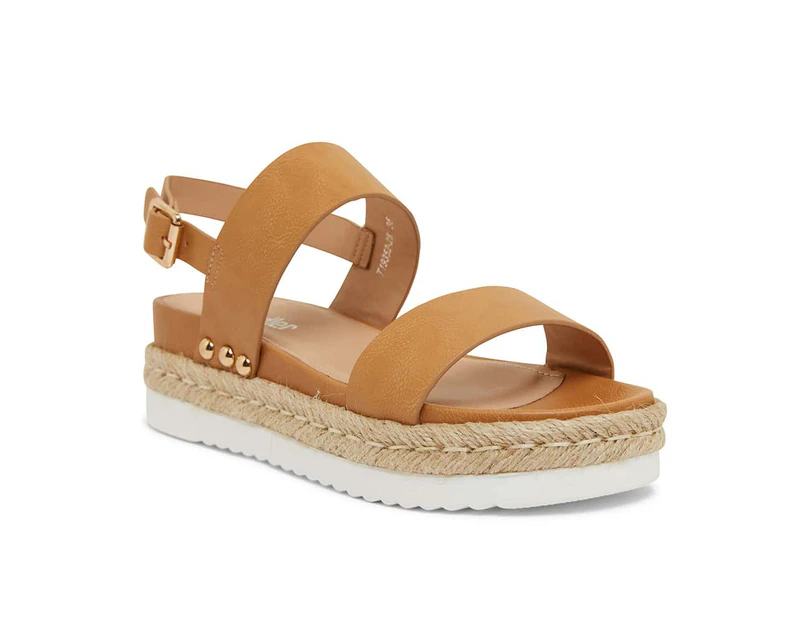 Womens Footwear Sandler Wave Camel Smooth Sandal