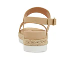 Womens Footwear Sandler Wave Nude Smooth Sandal