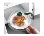 Microwave Food Splatter Cover Lid with Steam Vents - Green