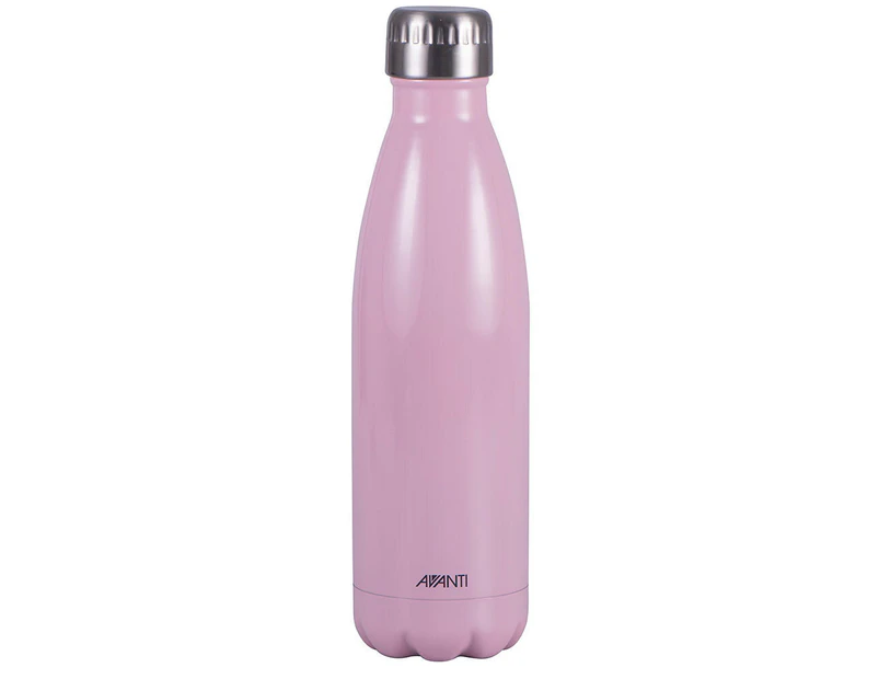 Avanti 500ml Water Vacuum Thermo Bottle/Stainless Steel/Cold/Hot/Drink/Soft Pink