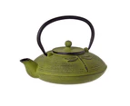 Teaology 770ml Teapot Cast Iron Tea Pot w/ Stainless Steel Infuser Dragonfly GRN