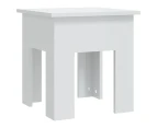 vidaXL Coffee Table High Gloss White 40x40x42 cm Engineered Wood