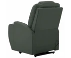 vidaXL Stand-up Massage Recliner Anthracite Faux Leather (AU only)