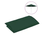 vidaXL Replacement Fabric for Outdoor Parasol Green 300 cm