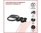 Gym Rings Hoop Gymnastic Exercise Training Fit