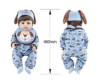 Girl Baby Doll Babies Toys Birthday Gifts handmade clothes Role Play Toy safety non-toxic 46cm