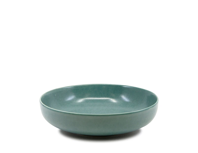 Salt & Pepper Hue Kitchen Dining Tableware 20cm Stoneware Soup Dish Bowl Green