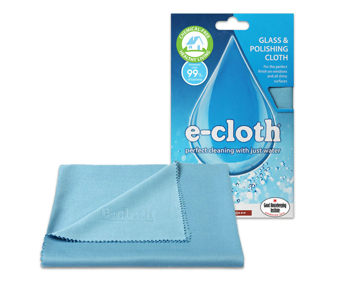 E-Cloth Glass Cloth 40x50cm Polishing Cleaner Windows/Mirrors/Stainless Steel