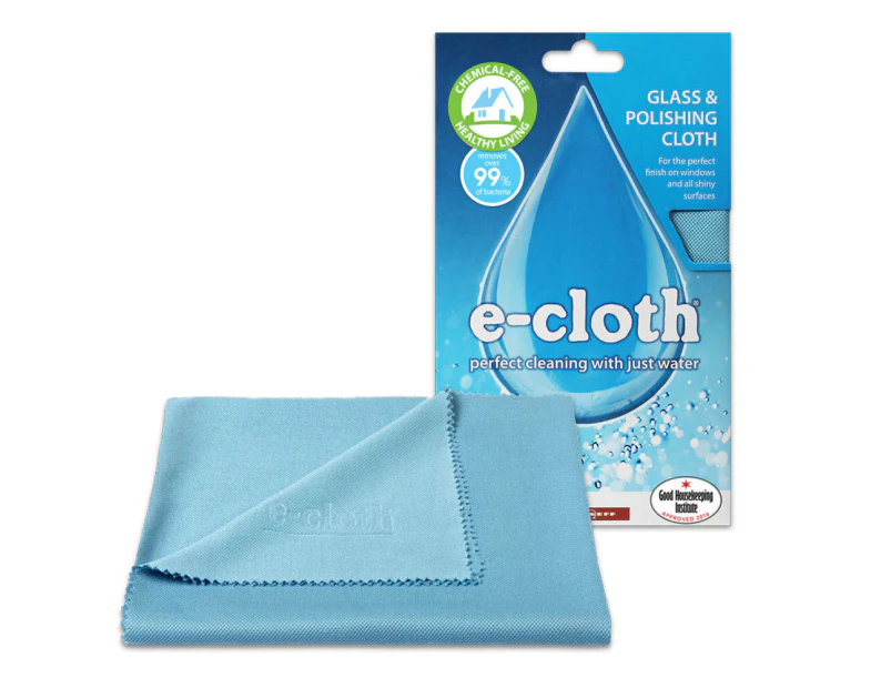 E-Cloth Glass Cloth 40x50cm Polishing Cleaner Windows/Mirrors/Stainless Steel