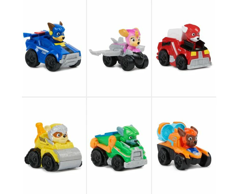 Spin Master Paw Patrol Pup Squad Racers Pocket Car Figure Kids Toy Assort 3+