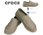 Crocs Mens Santa Cruz Slip-On Shoes Loafers - Khaki