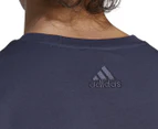 Adidas Men's Essentials Big Logo Tee / T-Shirt / Tshirt - Legend Ink/White