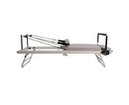 iFitness Foldable Pilates Reformer Exercise Fitness Gym Home Cardio Yoga