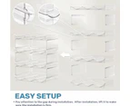 2 Tiers Stackable Water&Wine Bottle Organizer for Kitchen Pantry/Fridge/Cabinet