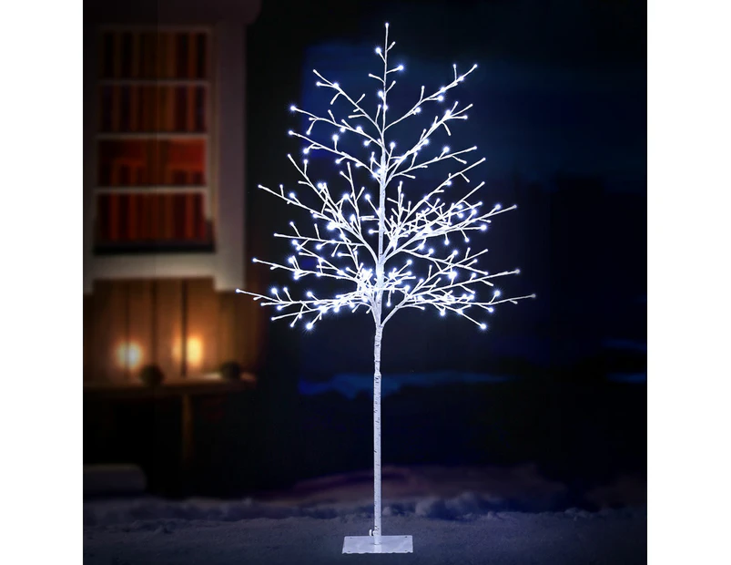 Jingle Jollys Solar Christmas Tree 1.5m Twigs 304 LED Lights Xmas Tree