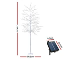 Jingle Jollys Solar Christmas Tree 2.1m Twigs 480 LED Lights Xmas Tree