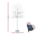 Jingle Jollys Solar Christmas Tree 1.5m Twigs 304 LED Lights Xmas Tree