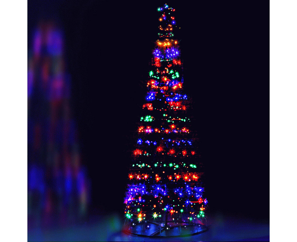 Jingle Jollys Solar Christmas Tree 3.6M 400 LED Xmas Tree Decor 8 Light Modes