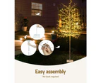 Jingle Jollys Solar Christmas Tree 2.1m Twigs 480 LED Lights Xmas Tree