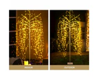 Jingle Jollys Solar Christmas Tree 2.1m String Lights 600 LED Xmas Trees