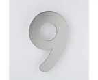 HANSDORF House Number - Stainless Steel - 150mm - 9
