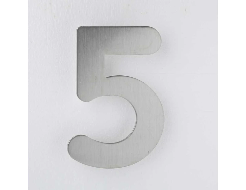 HANSDORF House Number - Stainless Steel - 150mm - 5