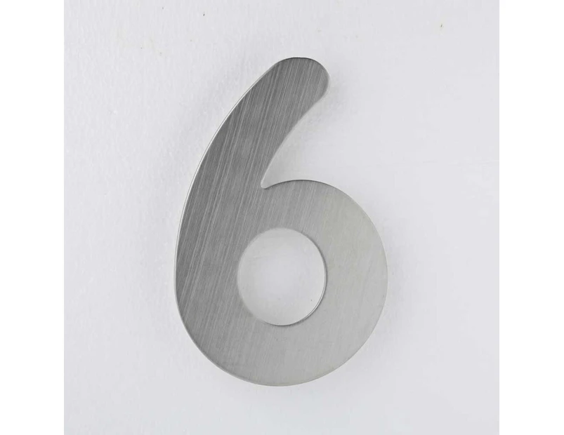 HANSDORF House Number - Stainless Steel - 150mm - 6