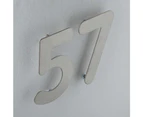 HANSDORF House Number - Stainless Steel - 150mm - 7