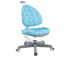 Kid2Youth - BABO-C Chair with Footrest - Blue Fabric