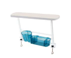Kid2Youth - Desk Storage with Accessories Cedar/White - Deep Blue