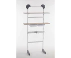 Kid2Youth- Standing Book Shelf 100/30/180cm - Cedar / White/Mfc