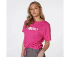 Mossimo Tie Front T-Shirt - Pink