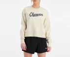 Champion Women's Sports Graphic Pullover Sweatshirt - Oat Milk Latte