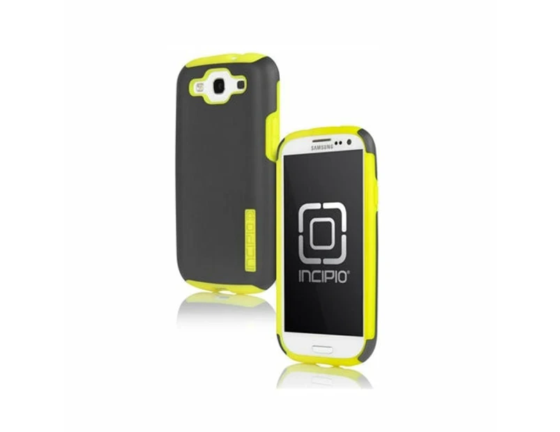 GENUINE Incipio Silicrylic Case for Samsung Galaxy S3 III i9300 Gray Yellow