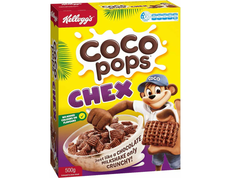 Kellogg's Coco Pops Chex Chocolatey Breakfast Cereal, 500g