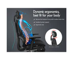 ALFORDSON Ergonomic Office Chair Mesh Executive Seat Work Computer Gaming Black