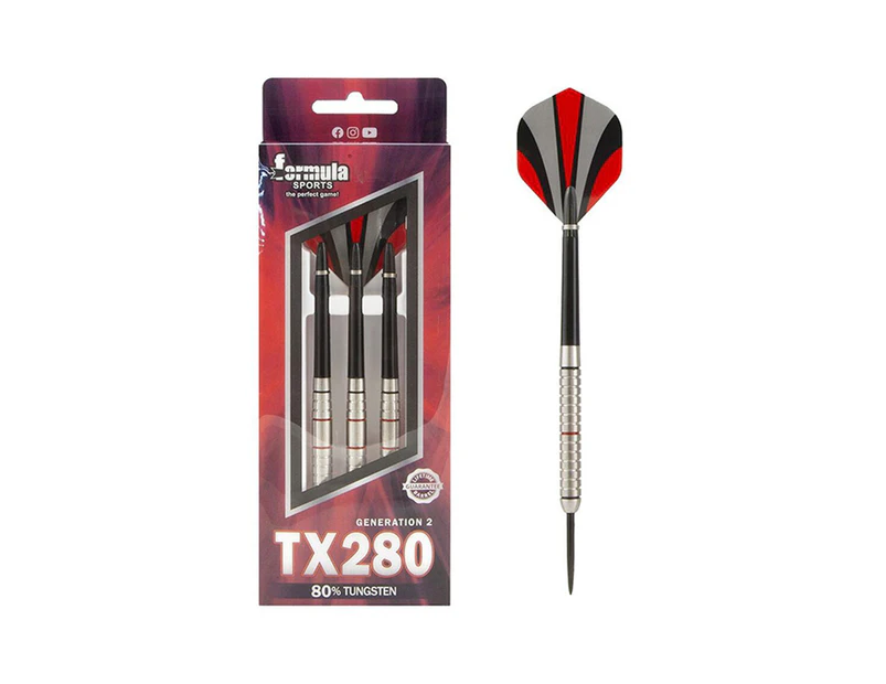 Formula Sports 20g TX280 Gen II Professional 80% Tungsten Barrel/Shaft Dart