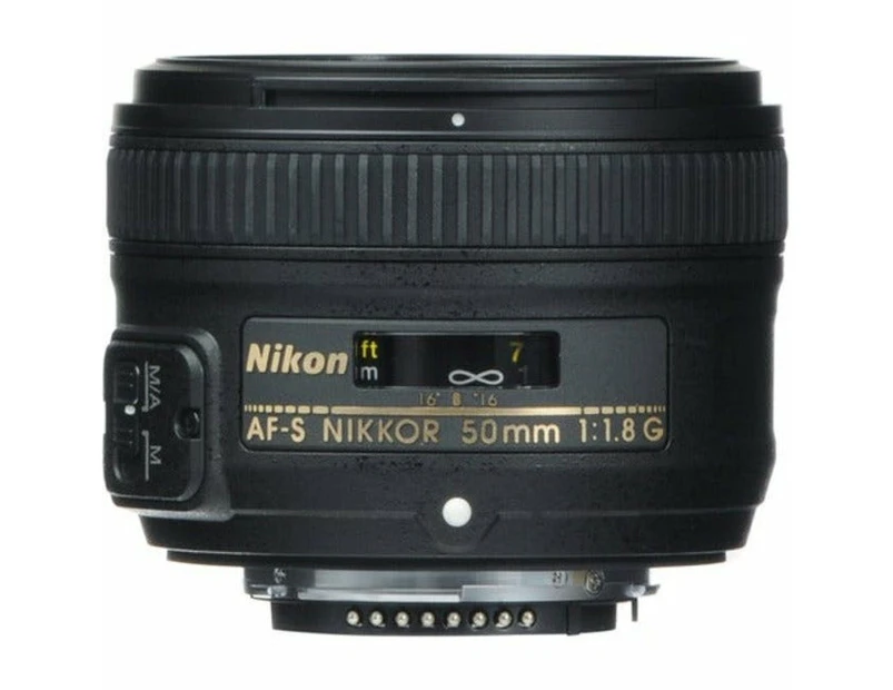 Nikon AF-S 50mm f/1.8G Lens - Black