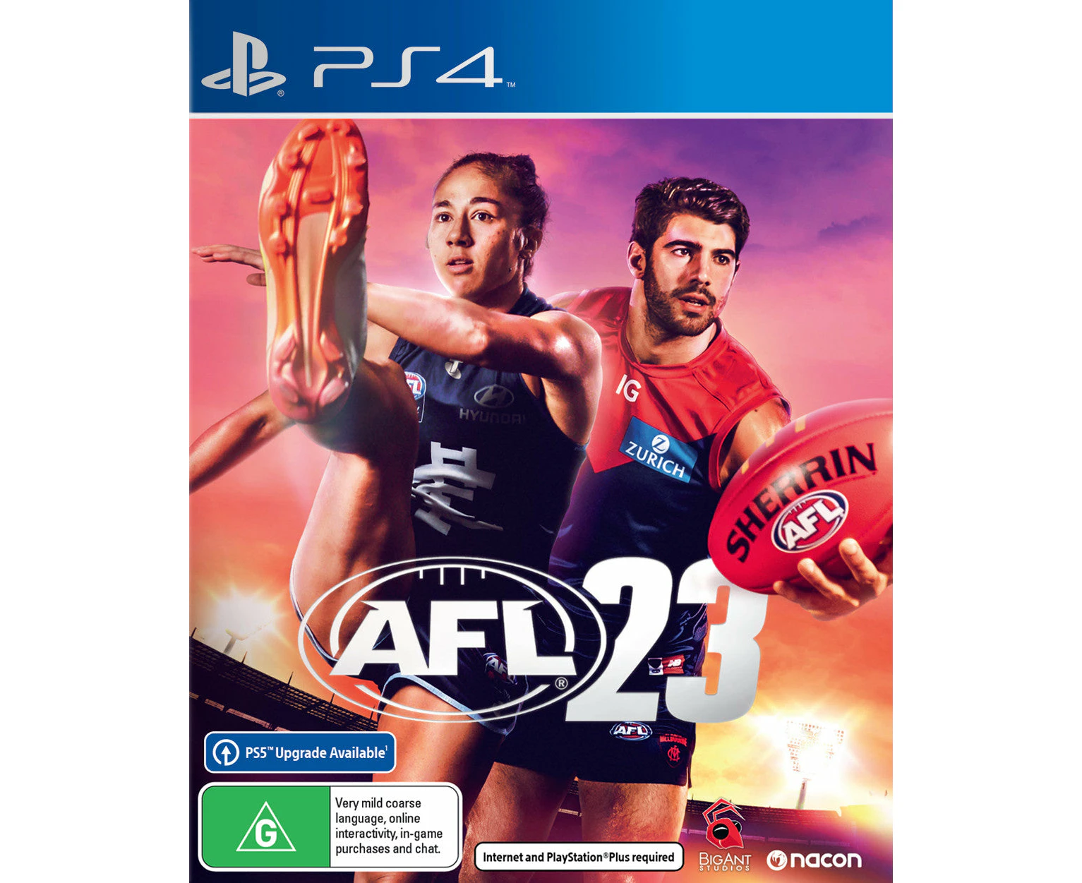 PS4 AFL 2023 NACON Football Sports Console Tournament Multiplayer Video Game