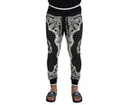 Jogger Pants with Logo Detail by Dolce & Gabbana - Black