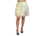 Gorgeous Fringed Mini Skirt by Dolce & Gabbana - Multicolor