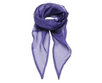 Premier Ladies/Womens Work Chiffon Formal Scarf (Purple) - RW2828