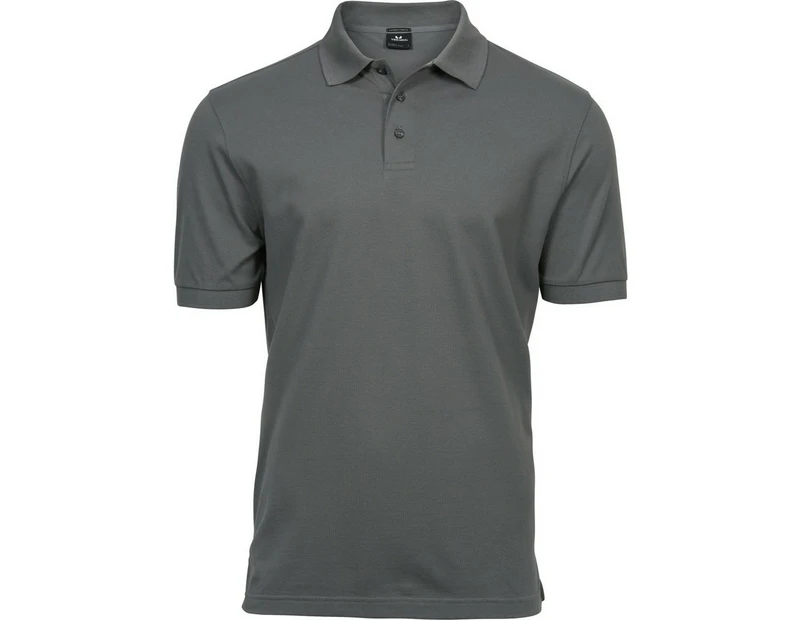 Tee Jays Mens Luxury Stretch Short Sleeve Polo Shirt (Dark Olive) - BC3305