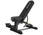 BLACK LORD Commercial Weight Bench FID Bench Flat Incline Decline Press Gym