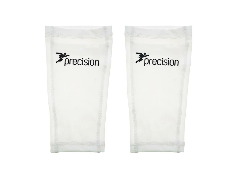 Precision Pro Matrix Shin Guard Sleeves (White/Black) - RD454