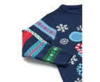 Blue´s Clues & You! Childrens/Kids Knitted Christmas Jumper (Navy Blue) - NS6917