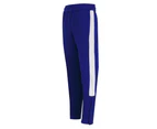 Finden & Hales Childrens/Kids Boys Knitted Tracksuit Pants (Royal Blue/White) - PC3085