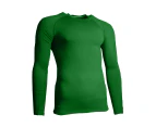 Precision Childrens/Kids Essential Baselayer Long-Sleeved Sports Shirt (Green) - RD781